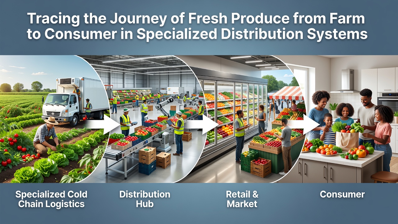 Tracing the Journey of Fresh Produce from Farm to Consumer in Specialized Distribution Systems